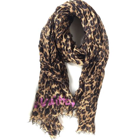 louis vuitton animal print scarf